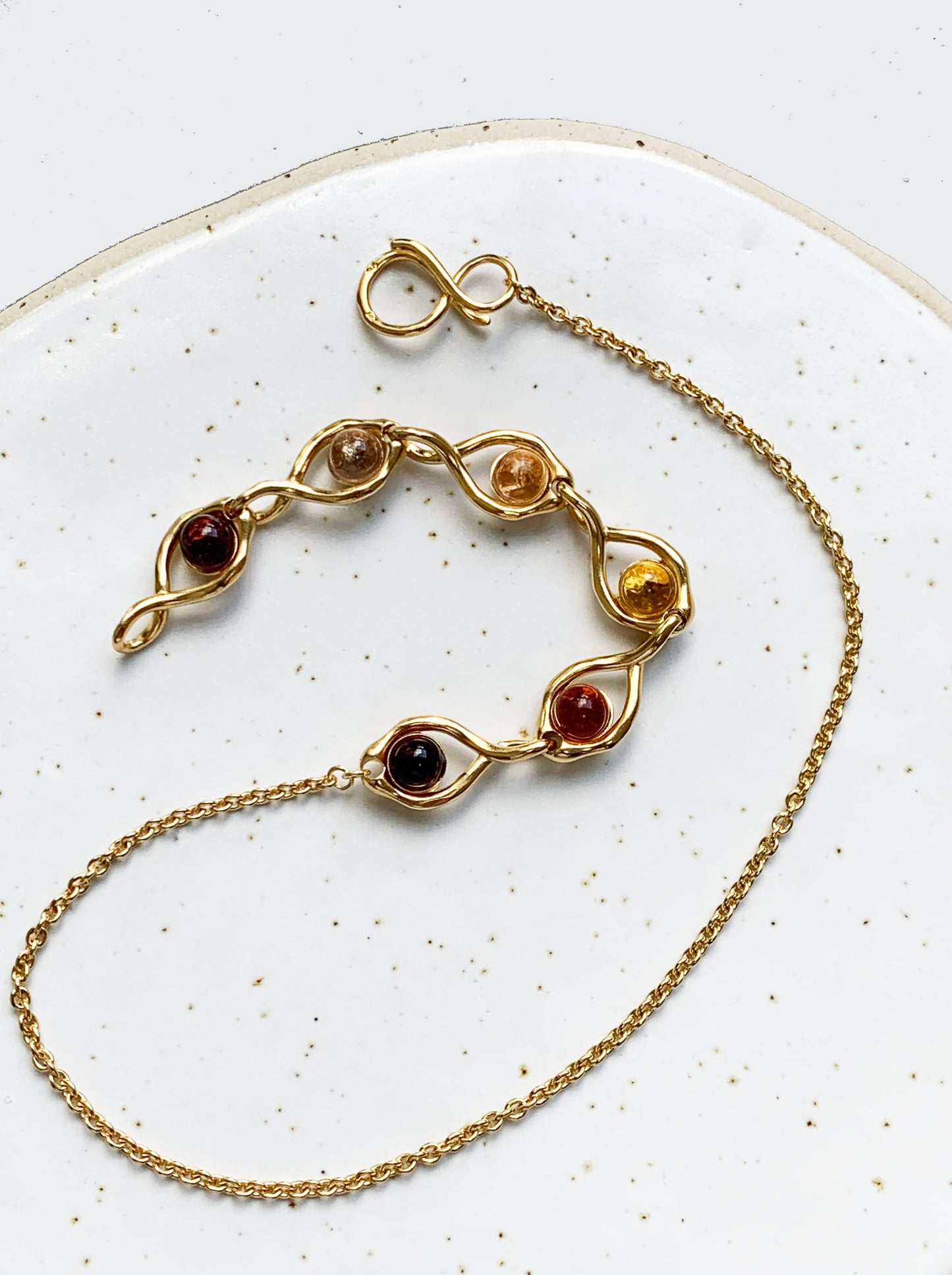 LAH Mini Galaxy Necklace in 18K Gold Vermeil