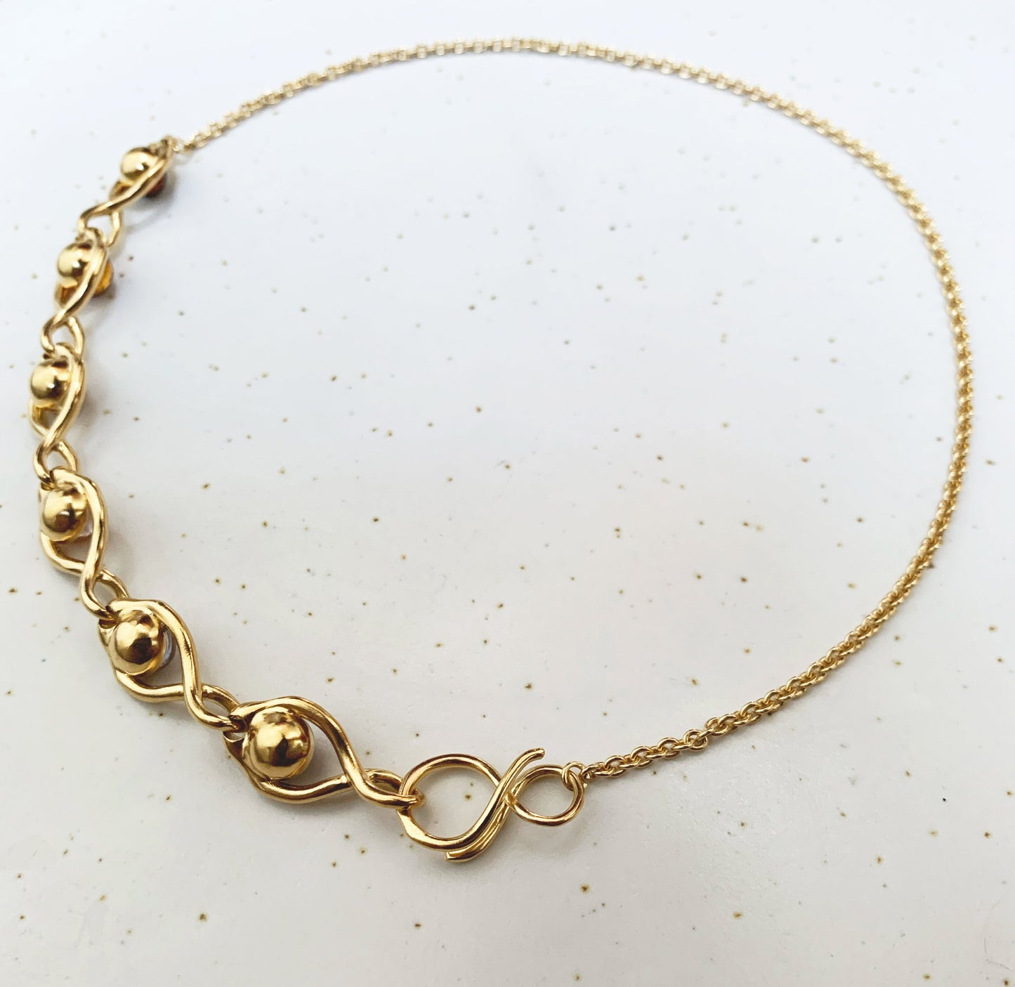 LAH Mini Galaxy Necklace in 18K Gold Vermeil