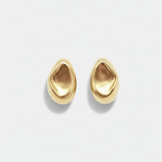 LAH Paris Heart Drops Earrings in 18K Gold Vermeil