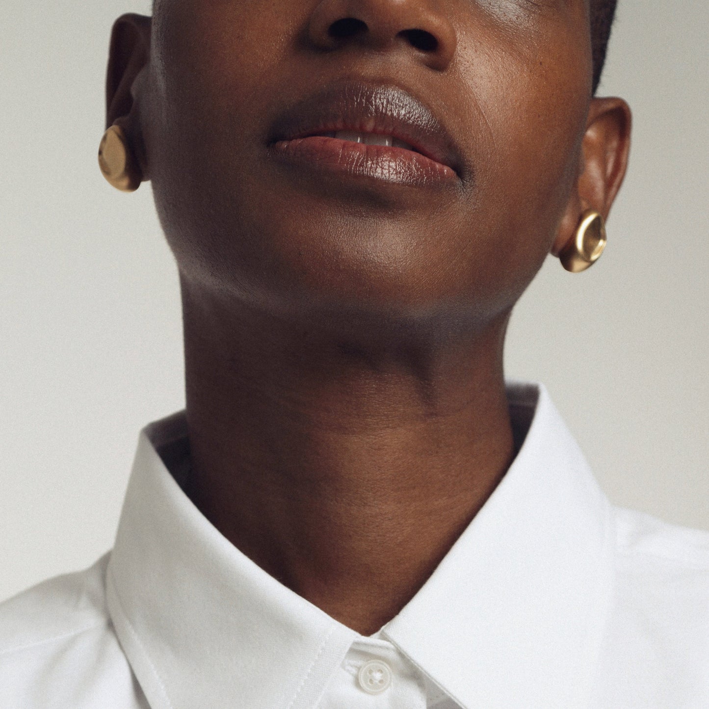 LAH Paris Heart Drops Earrings in 18K Gold Vermeil