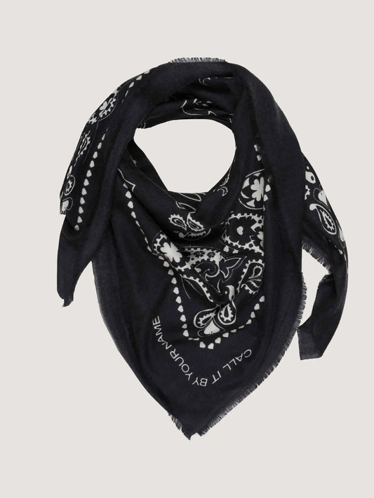 Call It By Your Name Wool&Silk Blend Stole - Paisley Scarf