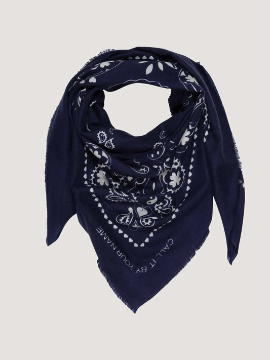Call It By Your Name Wool&Silk Blend Stole - Paisley Scarf