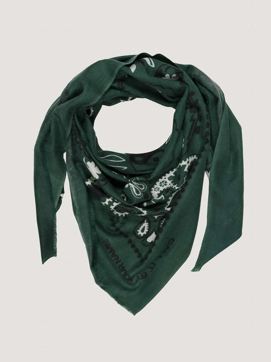 Call It By Your Name Wool&Silk Blend Stole - Paisley Scarf