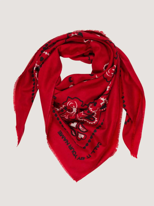 Call It By Your Name Wool&Silk Blend Stole - Paisley Scarf