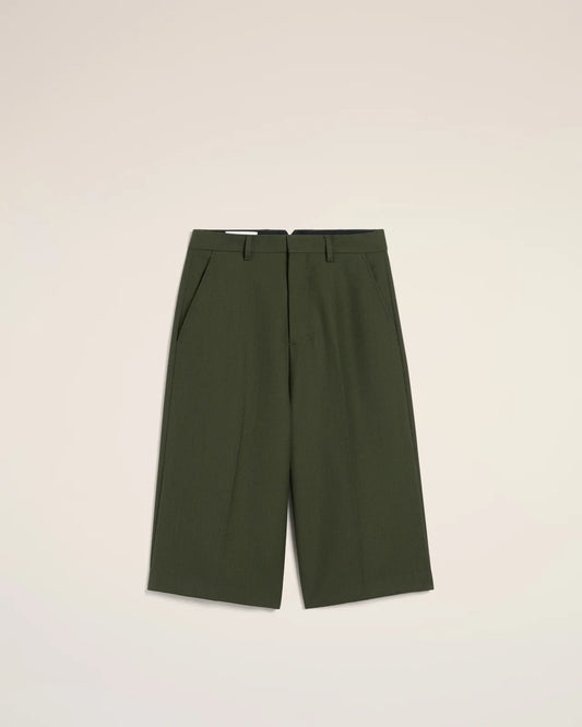 Ami Green Wide Bermuda