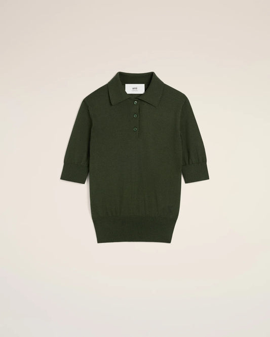 Ami Green Tonal Ami de Coeur Polo