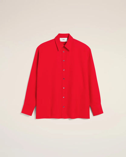 Ami Back Slit Oversized Shirt