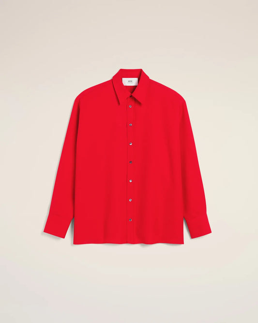 Ami Back Slit Oversized Shirt