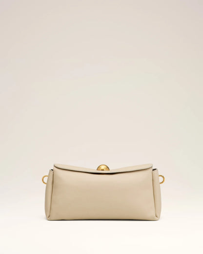 Ami Beige Leather Carousel Bag