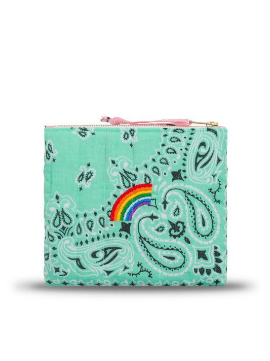 Call It By Your Name Mini Zipped Quilted Pouch
