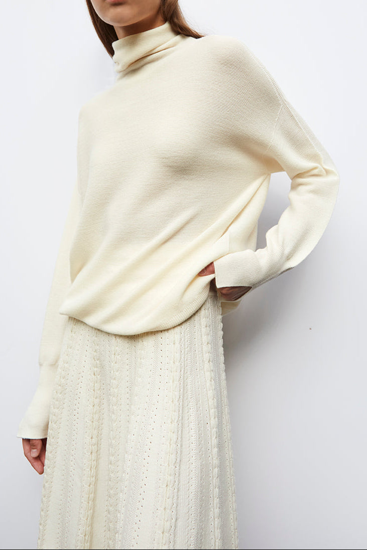 Molli Nora Stand-up Collar Sweater