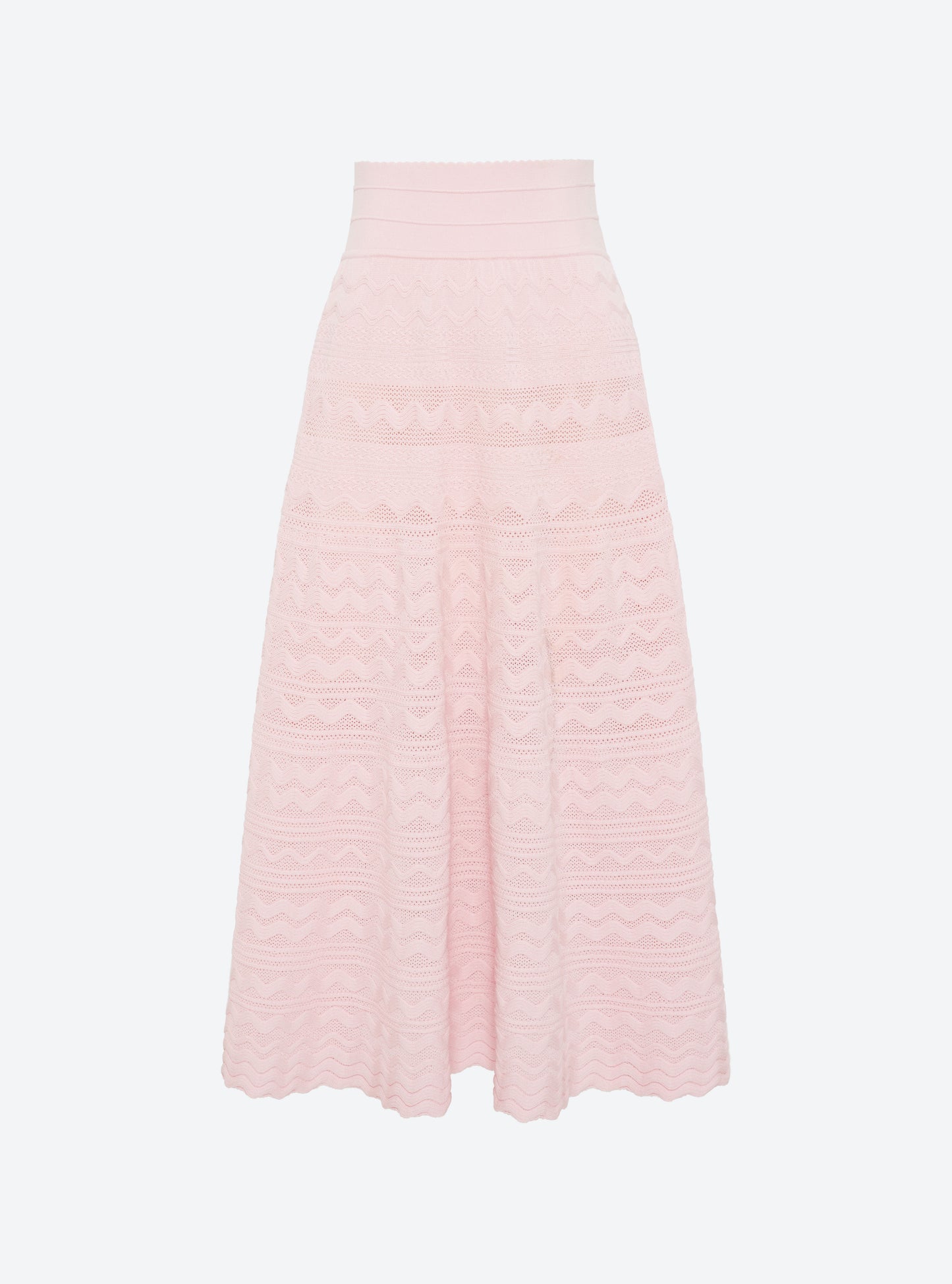 Molli Diva Long Skirt in a Rick-Rack Knit