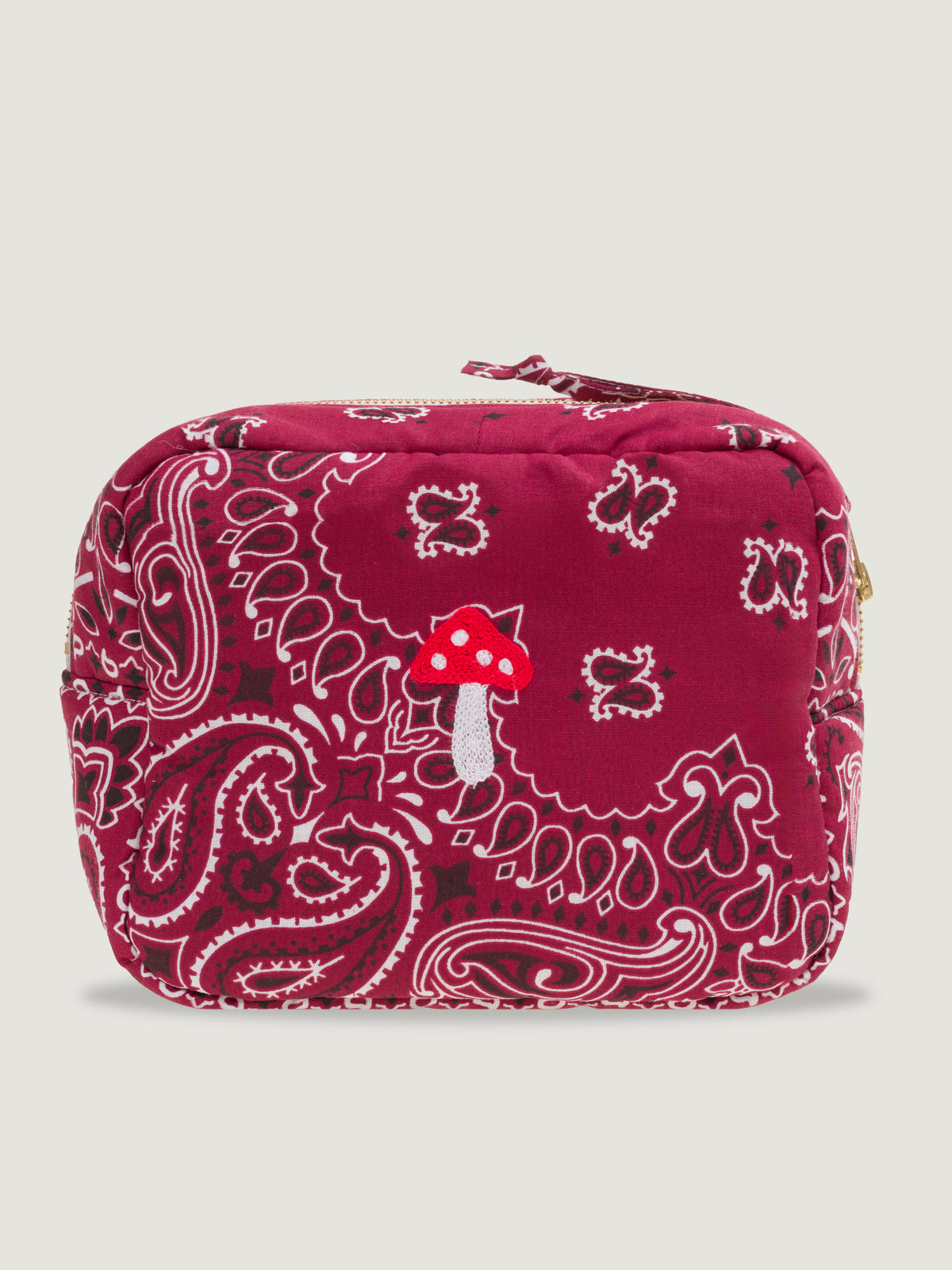 Call It By Your Name Mini Rectangular Toiletry Bag - Mushroom
