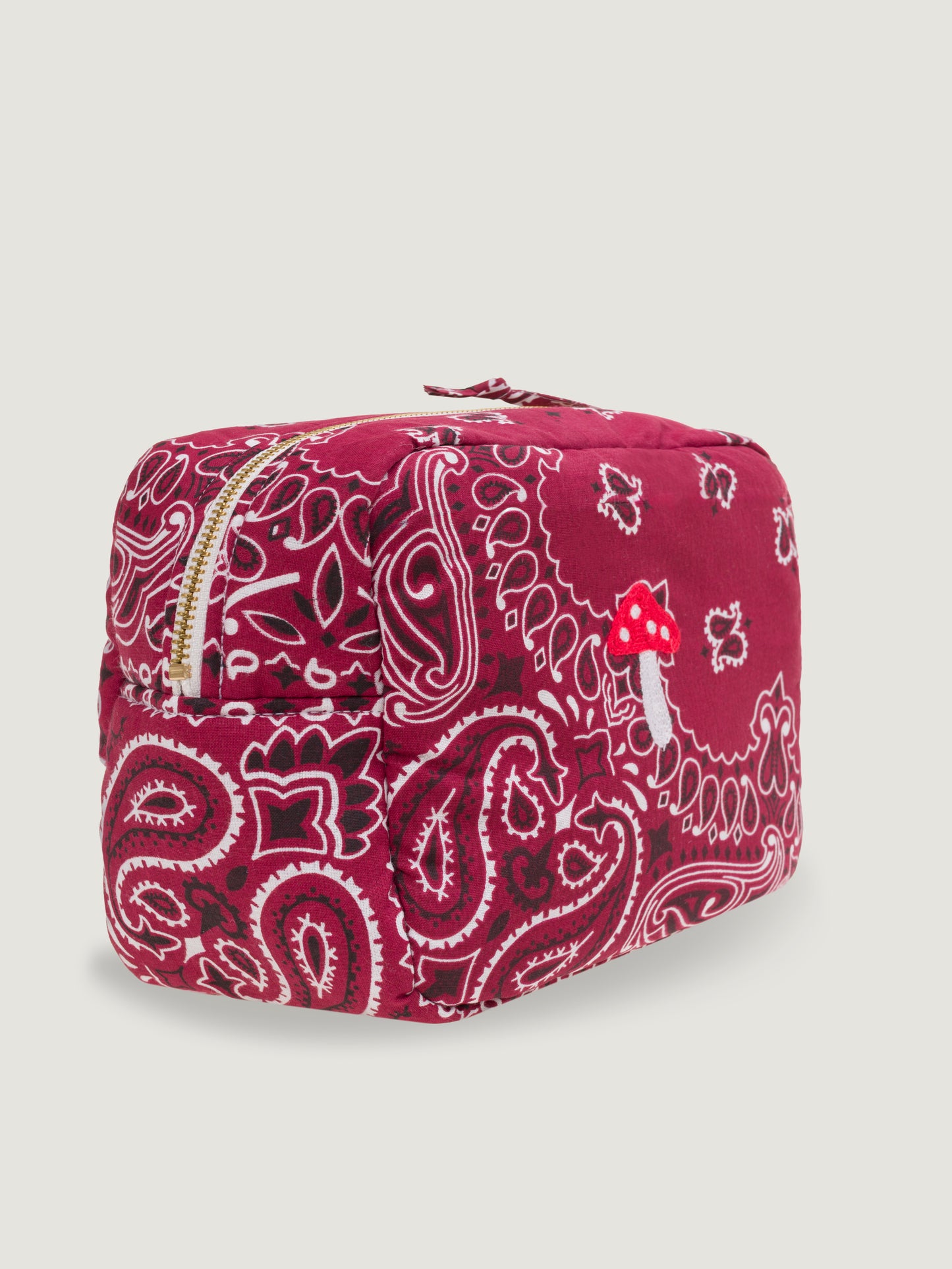 Call It By Your Name Mini Rectangular Toiletry Bag - Mushroom