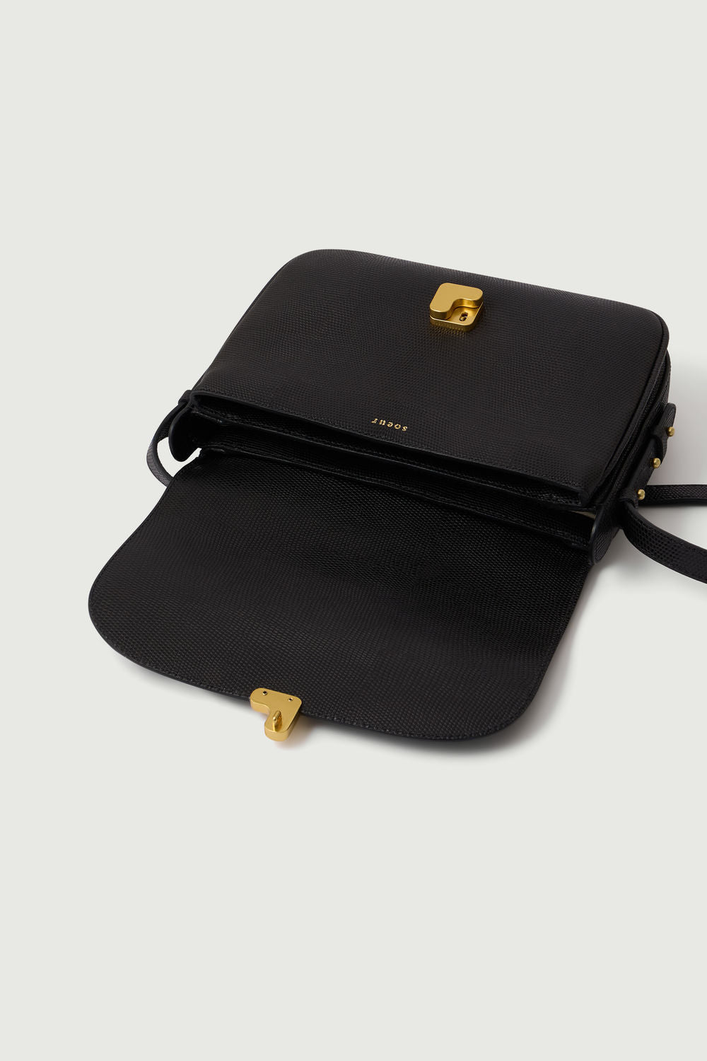 Soeur Bellissima Maxi Bag in Caviar Leather