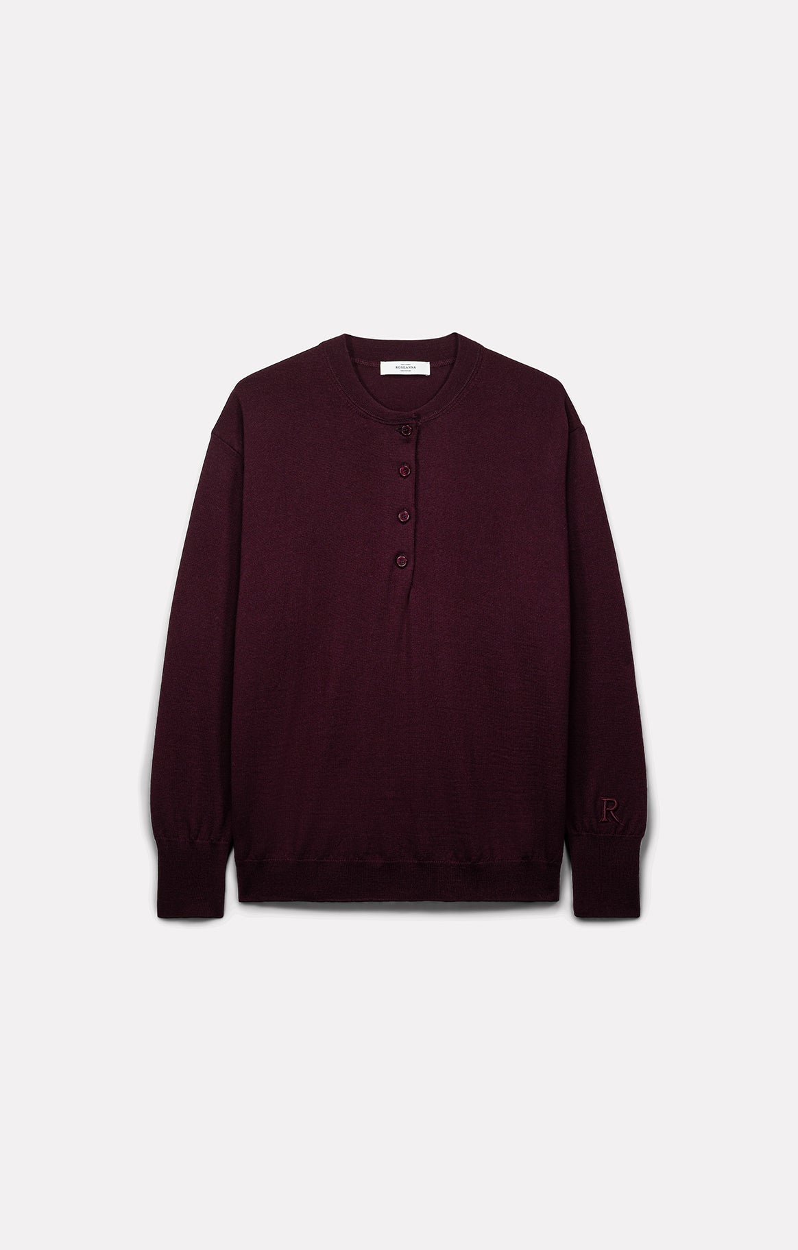 Roseanna Ella Merino Wool Polo Sweater
