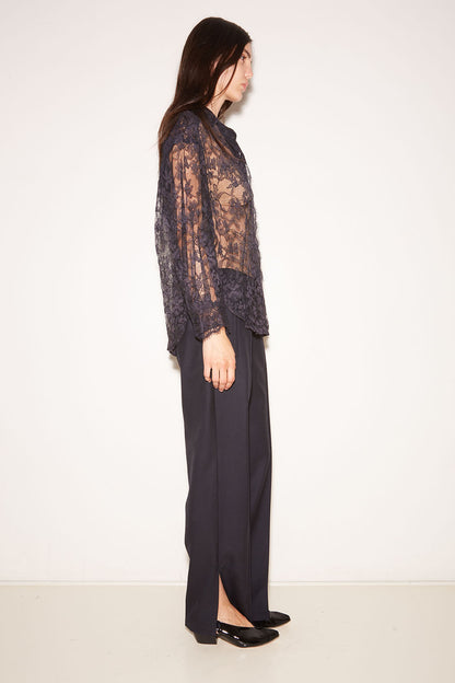 Roseanna Babe Straight Leg Wool Trousers
