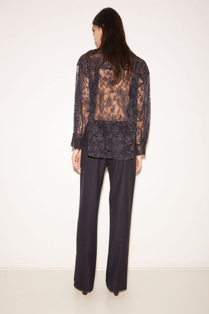 Roseanna Babe Straight Leg Wool Trousers