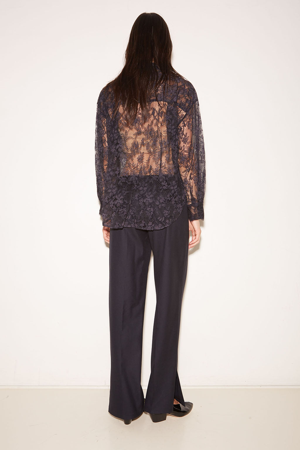 Roseanna Babe Straight Leg Wool Trousers