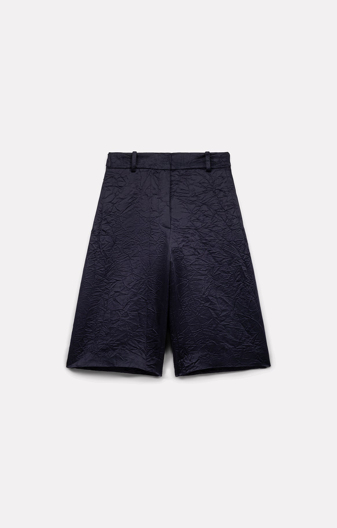 Roseanna Lee Crumpled Satin Bermuda Shorts